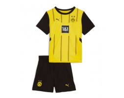Borussia Dortmund Hjemmebanesæt Børn 2024-25 Kort ærmer (+ korte bukser)